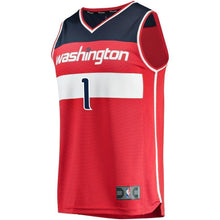 Load image into Gallery viewer, Men's Fanatics Branded Chris McCullough Red Washington Wizards Fast Break Replica Team Color Player Jersey  Icon Edition  Red