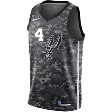 Load image into Gallery viewer, White San Antonio Spurs Men's Nike  City Edition Swingman Personalized Jersey  Navy