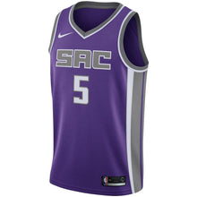 Load image into Gallery viewer, Men's Nike De'Aaron Fox Purple Sacramento Kings Swingman Jersey  Icon Edition