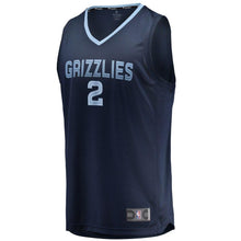 Load image into Gallery viewer, Men's Fanatics Branded Delon Wright Memphis Grizzlies Fast Break Jersey – Icon Edition  Navy