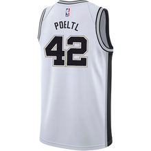 Load image into Gallery viewer, Poeltl San Antonio Spurs Men's Nike Custom Personalized Icon Swingman Jersey  White