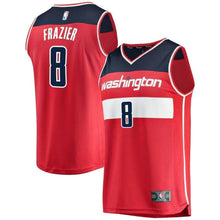 Load image into Gallery viewer, Men's Fanatics Branded Tim Frazier Red Washington Wizards Fast Break Replica Team Color Player Jersey  Icon Edition  Red