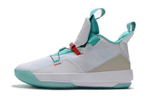 Load image into Gallery viewer, Nike Air Jordan 33 White Black Green Men Shoes Sale Size US 7,8,8.5,9.5,10,11,12
