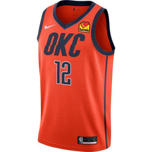 Load image into Gallery viewer, Oklahoma City Thunder Nike Adams Earned Edition Swingman Jersey  Red