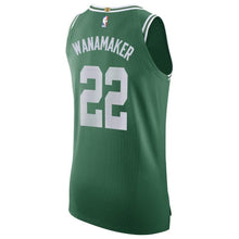Load image into Gallery viewer, Men's Nike Brad Wanamaker Green Boston Celtics Authentic Sponsor Patch Jersey – Icon Edition  Green