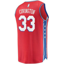 Load image into Gallery viewer, Men's Fanatics Branded Robert Covington Red Philadelphia 7ers Fast Break Replica Player Jersey  Statement Edition Red