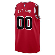 Load image into Gallery viewer, Men's Nike Red Chicago Bulls Swingman Custom Jersey  Icon Edition  Red
