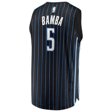 Load image into Gallery viewer, Men's Fanatics Branded Mohamed Bamba Black Orlando Magic Fast Break Replica Player Jersey  Statement Edition  Black