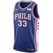 Load image into Gallery viewer, Men's Nike Robert Covington Royal Philadelphia 7ers Swingman Sponsor Patch Jersey  Icon Edition  Royal