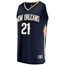 Load image into Gallery viewer, Men's Fanatics Branded Darius Miller Navy New Orleans Pelicans Fast Break Replica Player Jersey  Icon Edition  Navy