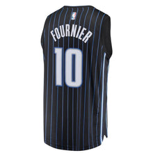 Load image into Gallery viewer, Men's Fanatics Branded Evan Fournier Black Orlando Magic Fast Break Replica Jersey  Statement Edition  Black